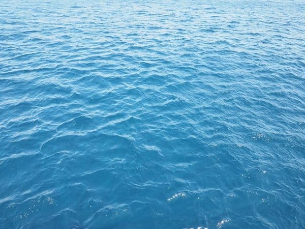 Blå hav - baggrund